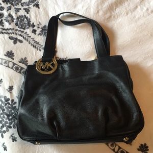 Michael Kors Black Leather Tote